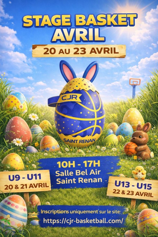 Stage Avril 2026 U13/U15